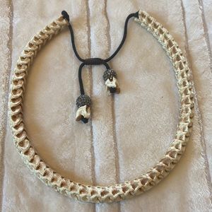 Snake vertebrae adjustable necklace